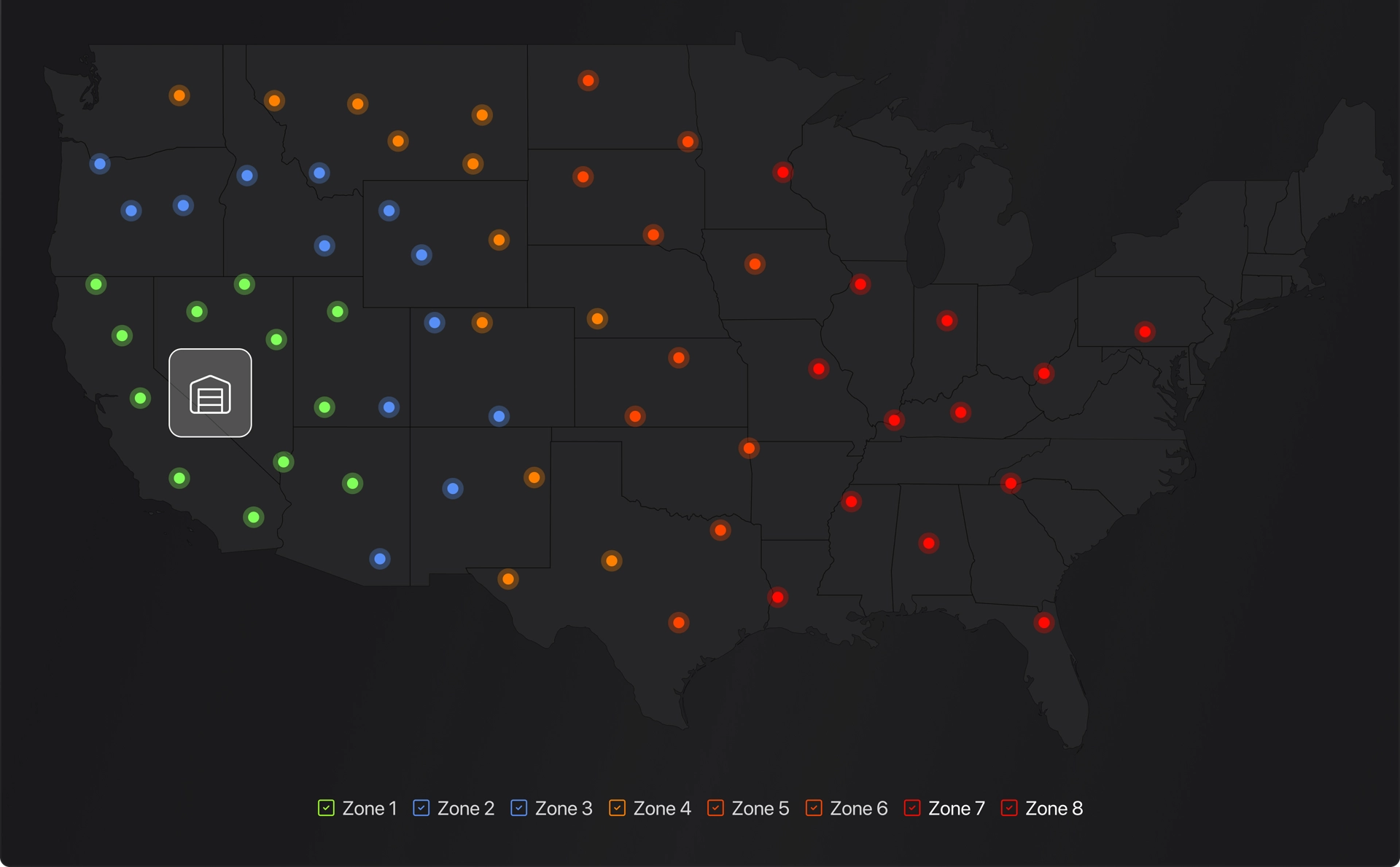 Kinimatic network optimization visualization